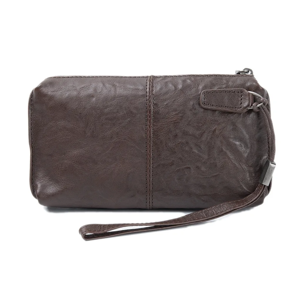 Travel Organizer Men - Men Cowhide Clutch Purse Bag Mens