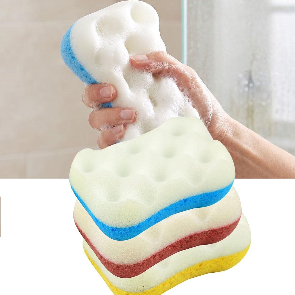 Men'S Accessories Types - 1/3Pcs Bath Sponge Women/Men Exfoliating Body