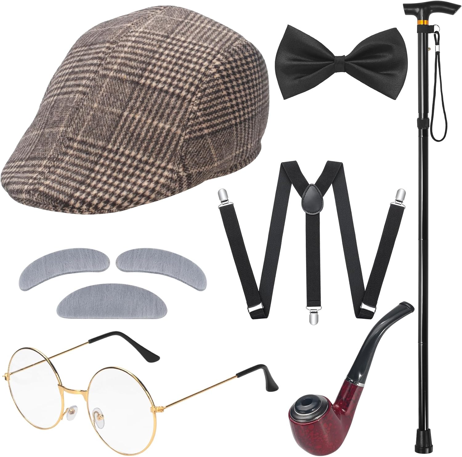 100 Days of School Costume, Ol - Men'S Accessories In The 1920S 评论和价格
