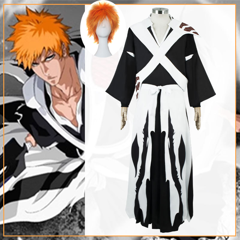 Anime Bleach Kurosaki Ichigo C - Men'S Kimono Accessories 评论和价格