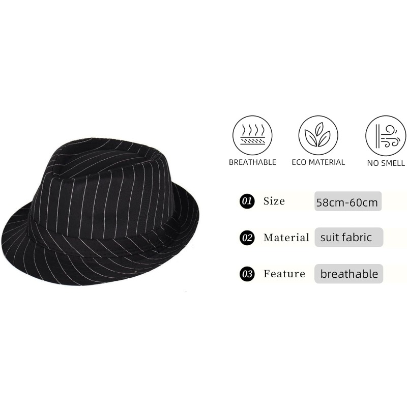 1920s Mens Costume Fedora Hat  - Men'S Accessories In The 1920S 评论和价格
