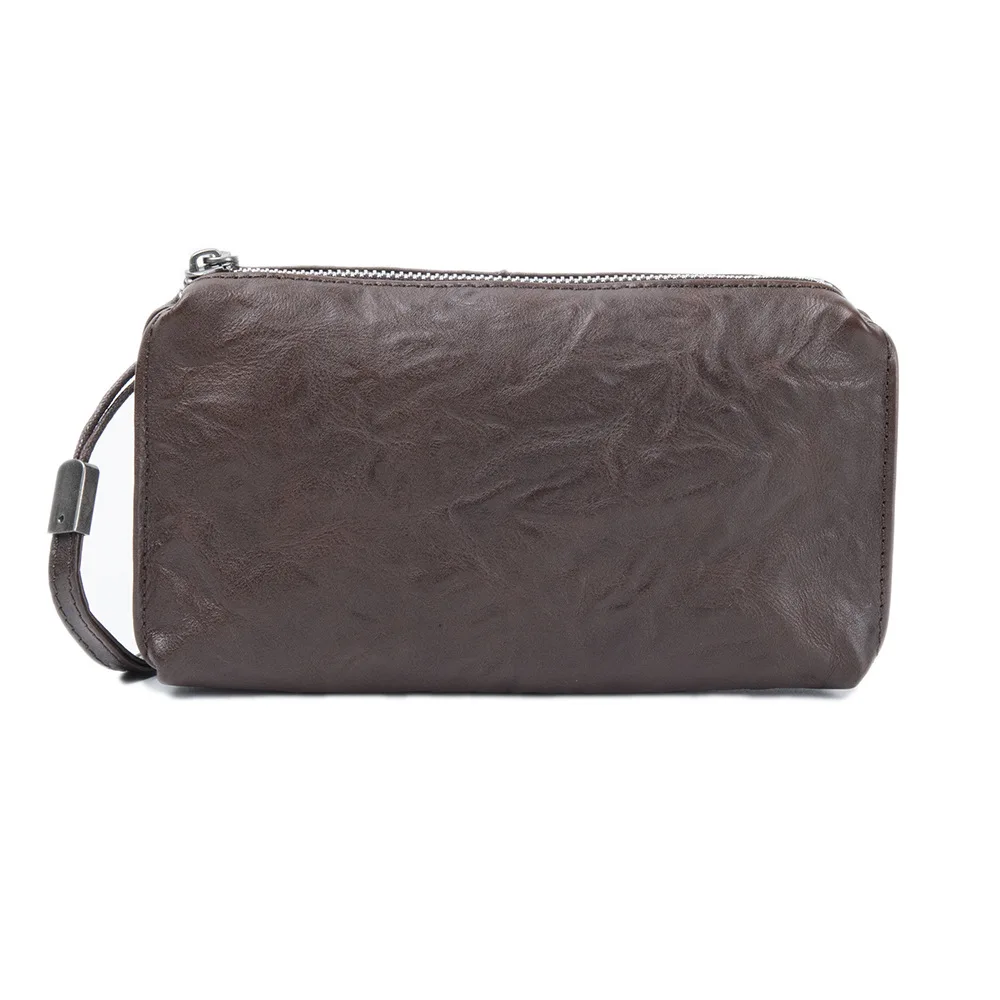Men Cowhide Clutch Purse Bag M - Travel Organizer Men 评论和价格
