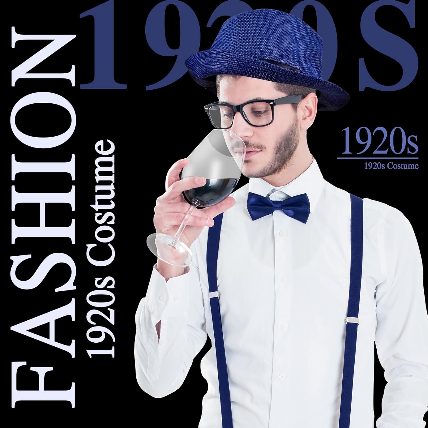 Halloween Cosplay 1920s Men Ac - Men'S Accessories In The 1920S 评论和价格