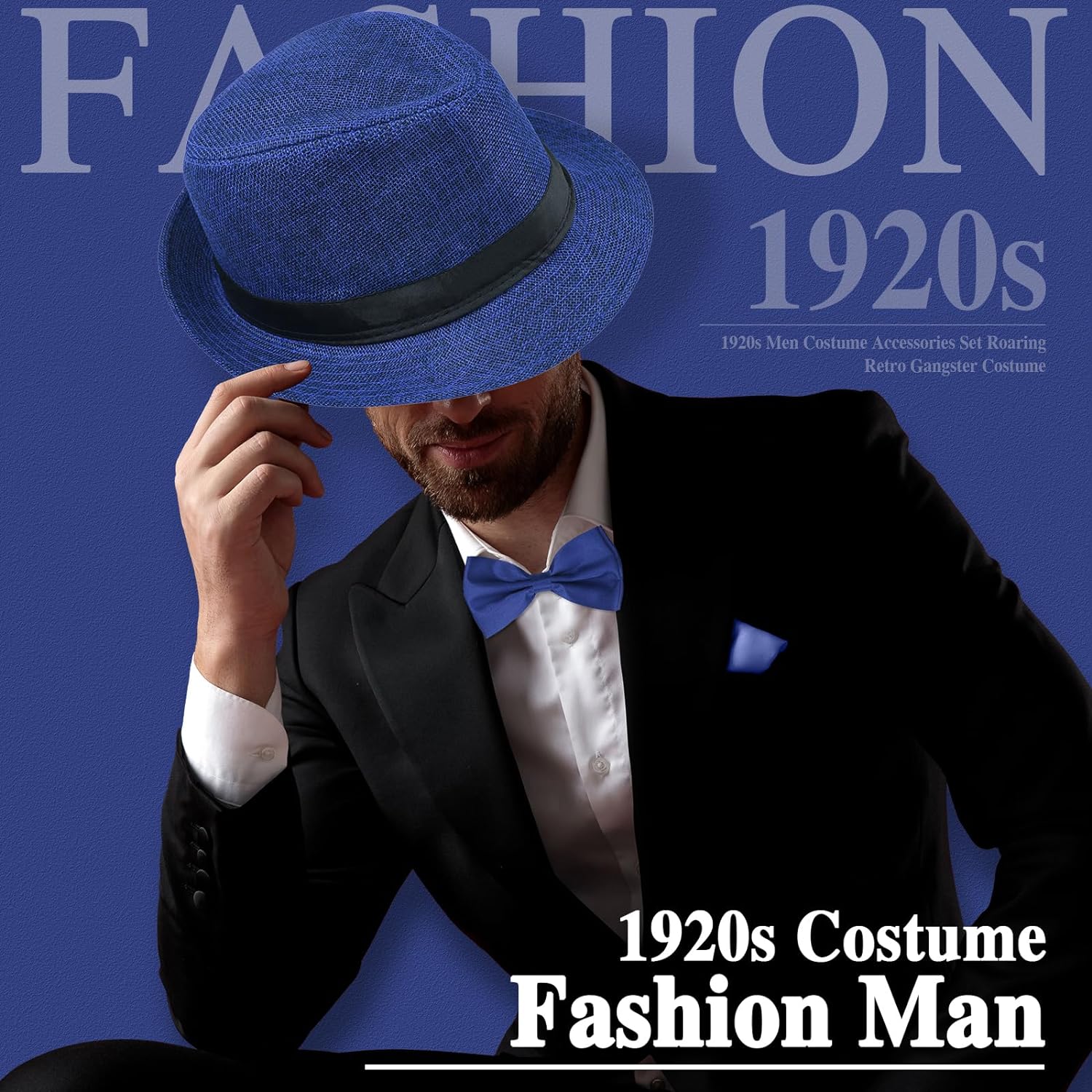Halloween Cosplay 1920s Men Ac - Men'S Accessories In The 1920S 评论和价格
