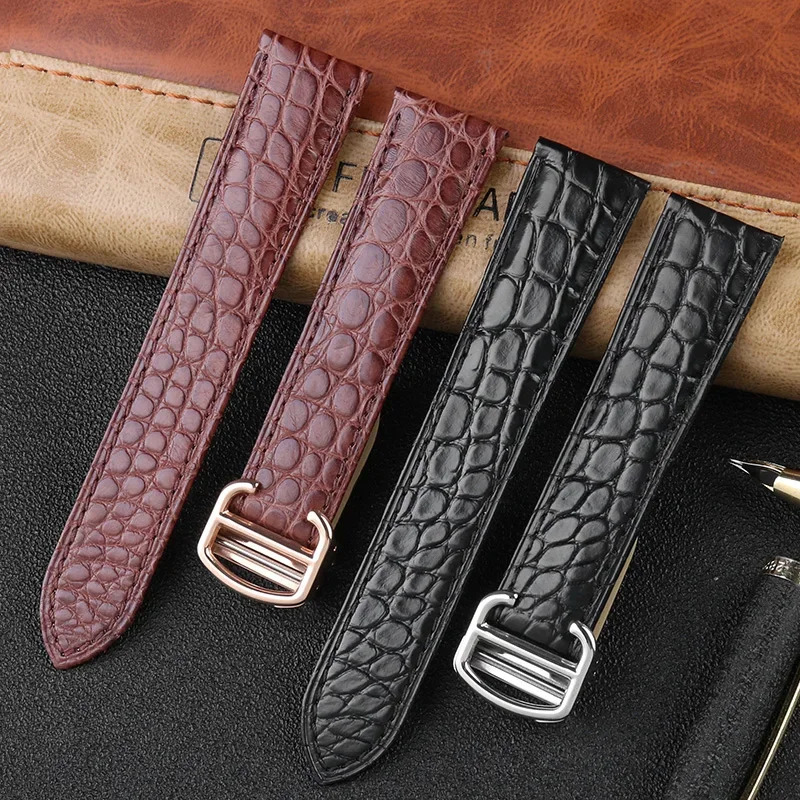 Crocodile Watchband 16 18 20 2 - Men'S Accessories Cartier 评论和价格