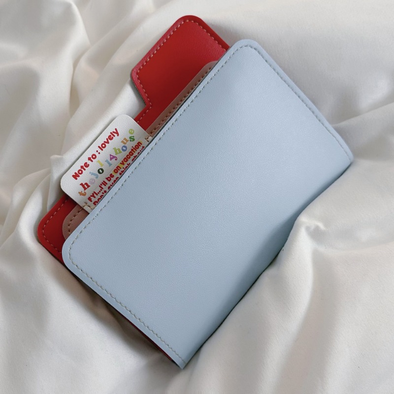 Ins Color Block Passport Holde - Travel Organizer Men 评论和价格