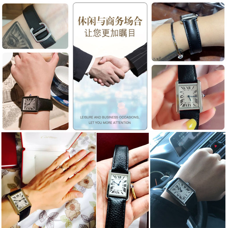 For Cartier TANK SOLO RONDE DE - Men'S Accessories Cartier 评论和价格