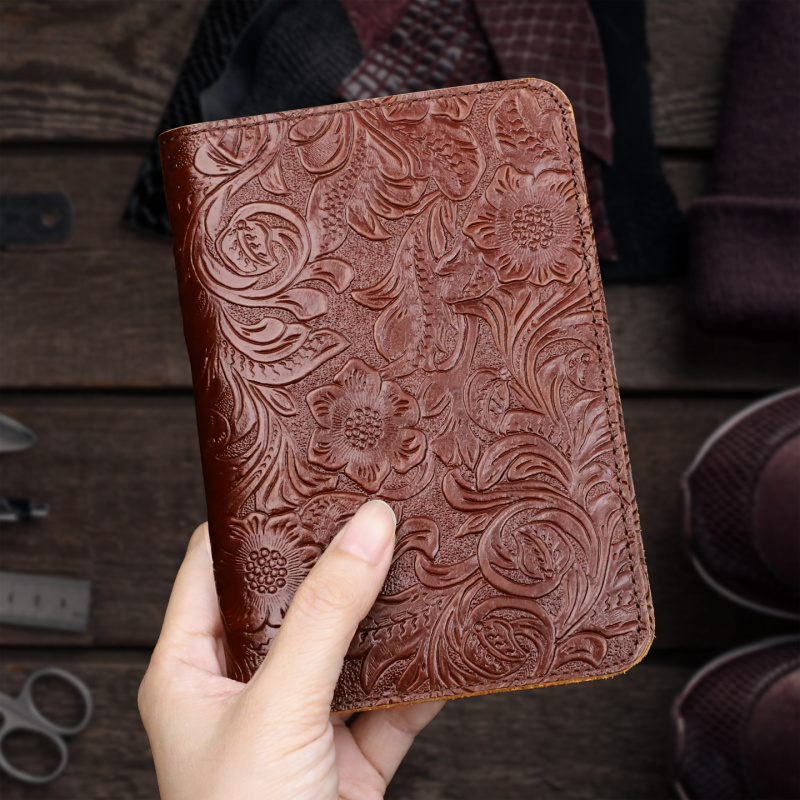 Genuine Leather Passport Holde - Travel Organizer Men 评论和价格