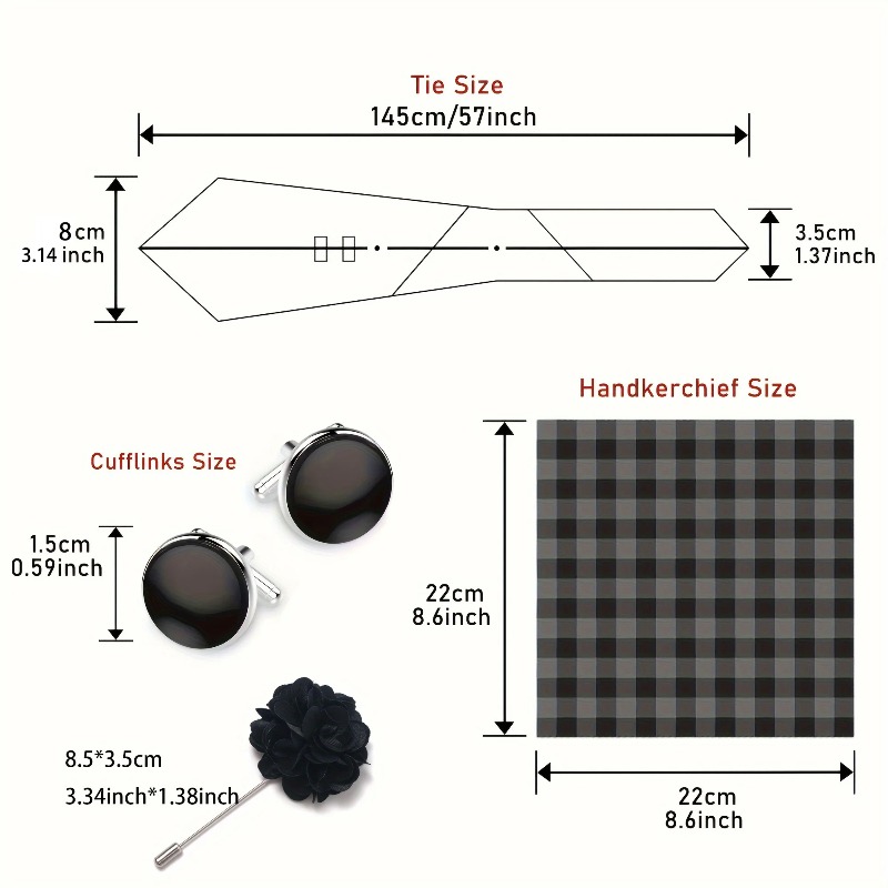 Luxury and Fashionable Men's T - Neck Tie Set Box 评论和价格