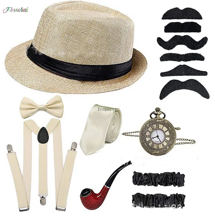 Halloween Party Great Gatsby C - Men'S Accessories In The 1920S 评论和价格