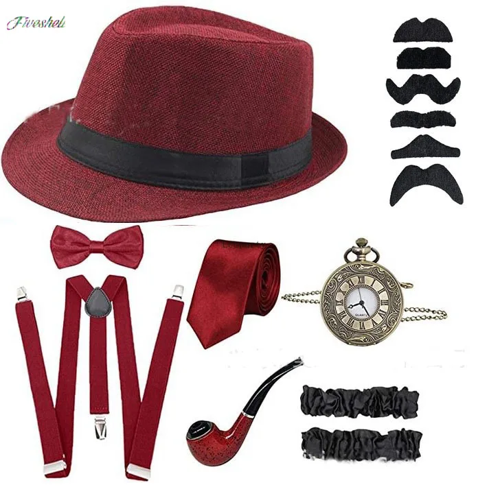 Halloween Party Great Gatsby C - Men'S Accessories In The 1920S 评论和价格