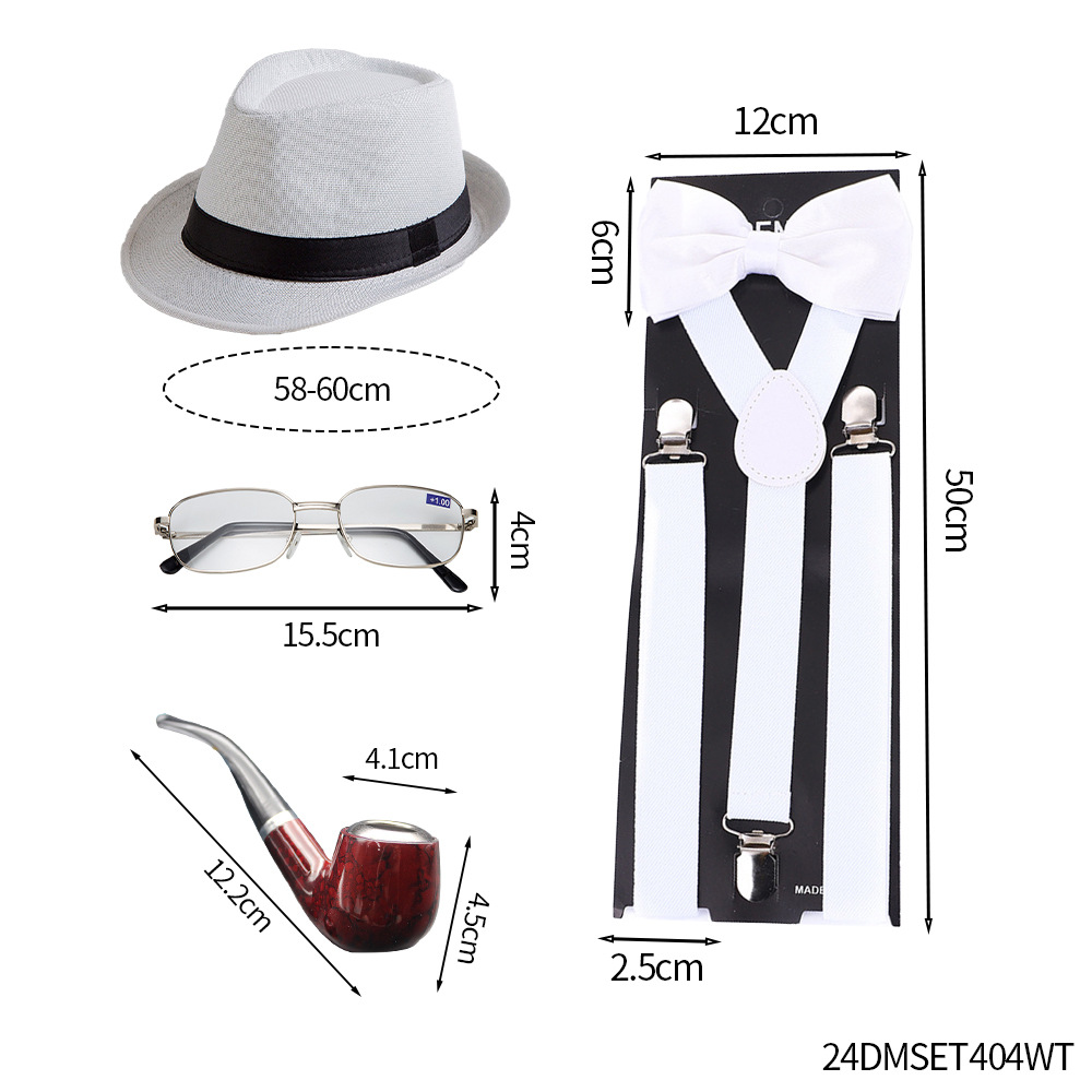 1920s Mens Gatsby Gangster Cos - Men'S Accessories In The 1920S 评论和价格