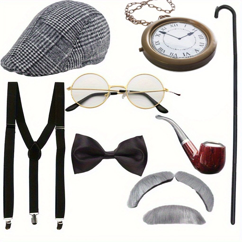 1920s Mens Gatsby Gangster Cos - Men'S Accessories In The 1920S 评论和价格