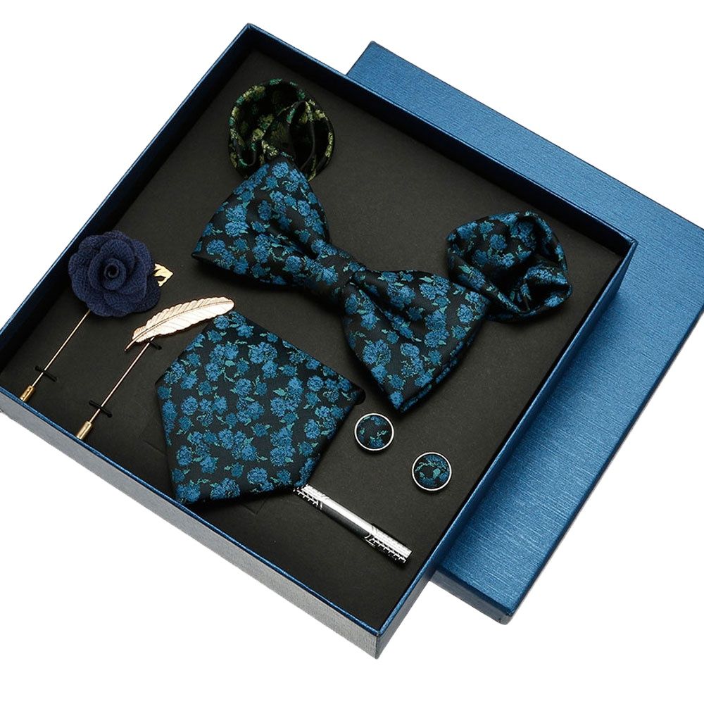 Luxury Silk Tie Hankies Set In - Neck Tie Set Box 评论和价格