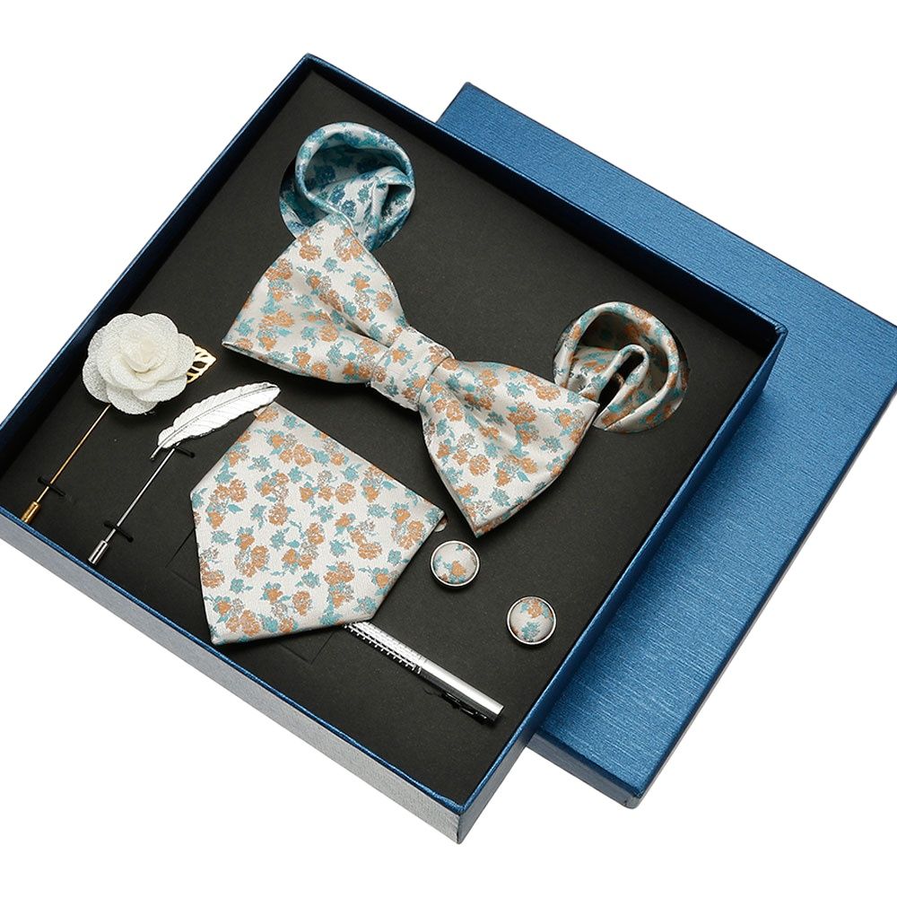 Luxury Silk Tie Hankies Set In - Neck Tie Set Box 评论和价格