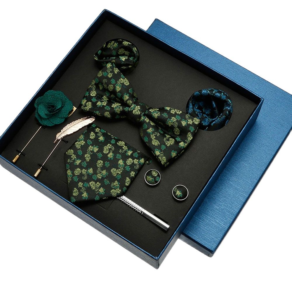 Luxury Silk Tie Hankies Set In - Neck Tie Set Box 评论和价格