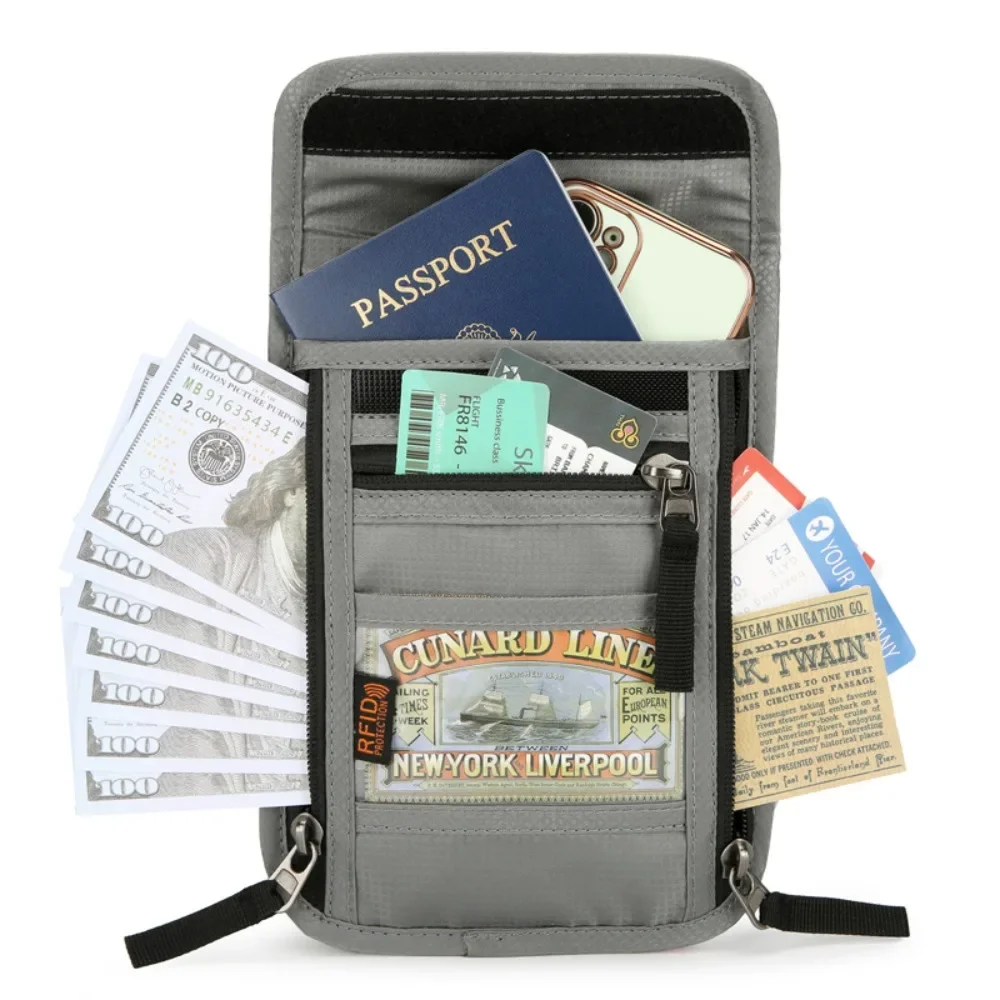RF ID Blocking Travel Neck Wal - Travel Organizer Men 评论和价格