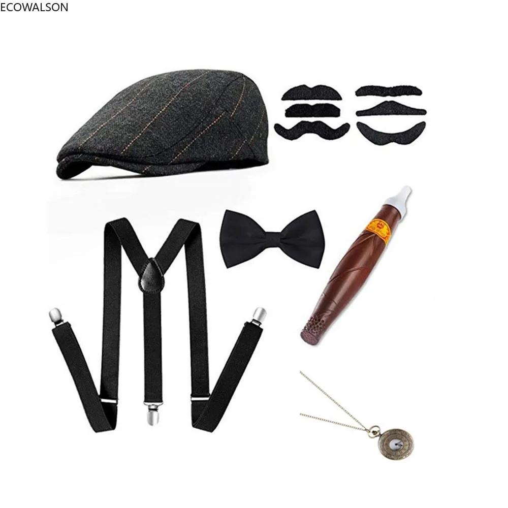 5 Pieces Stage Clothing Access - Men'S Accessories In The 1920S 评论和价格