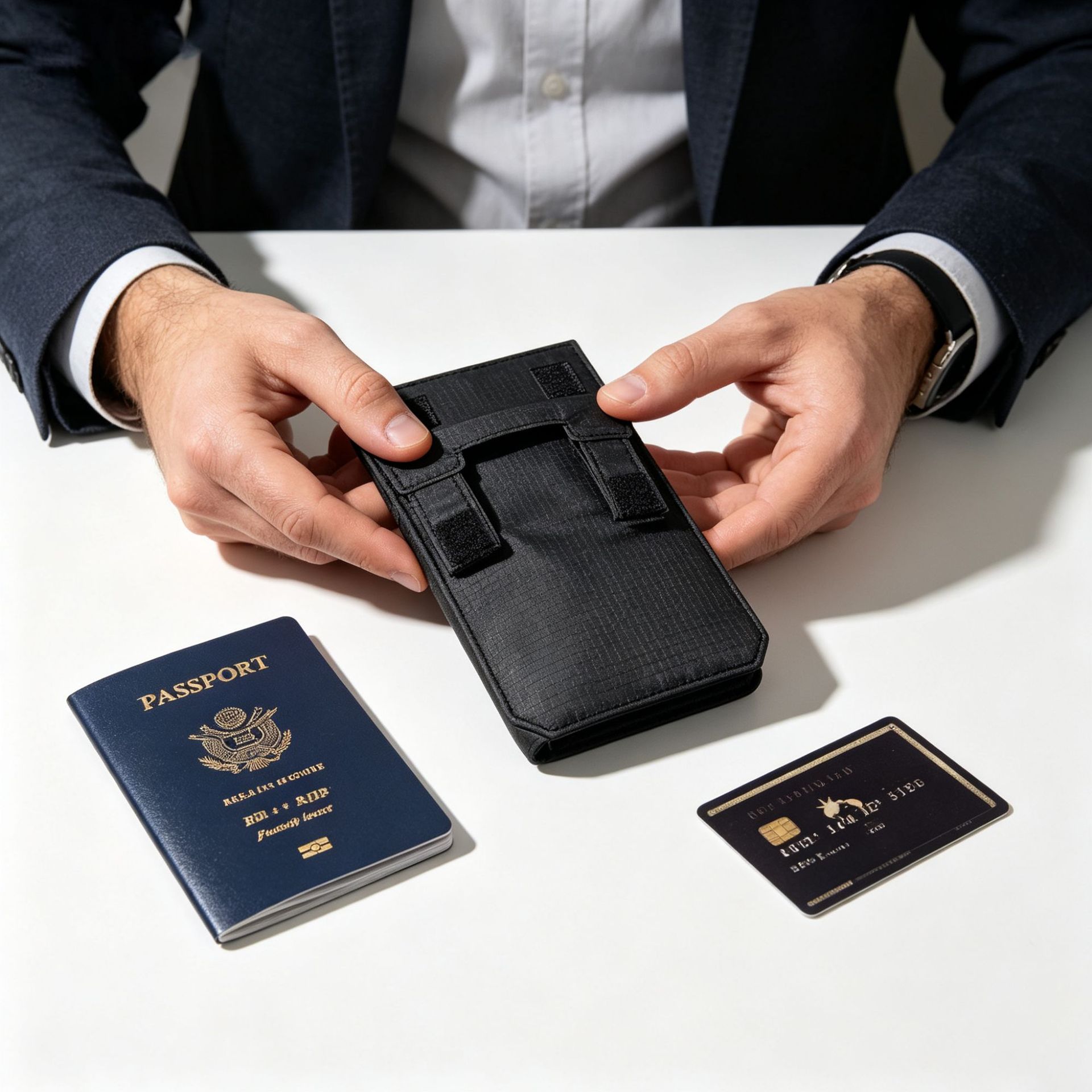 Ultra-thin Invisible Waist Bag - Travel Organizer Men 评论和价格