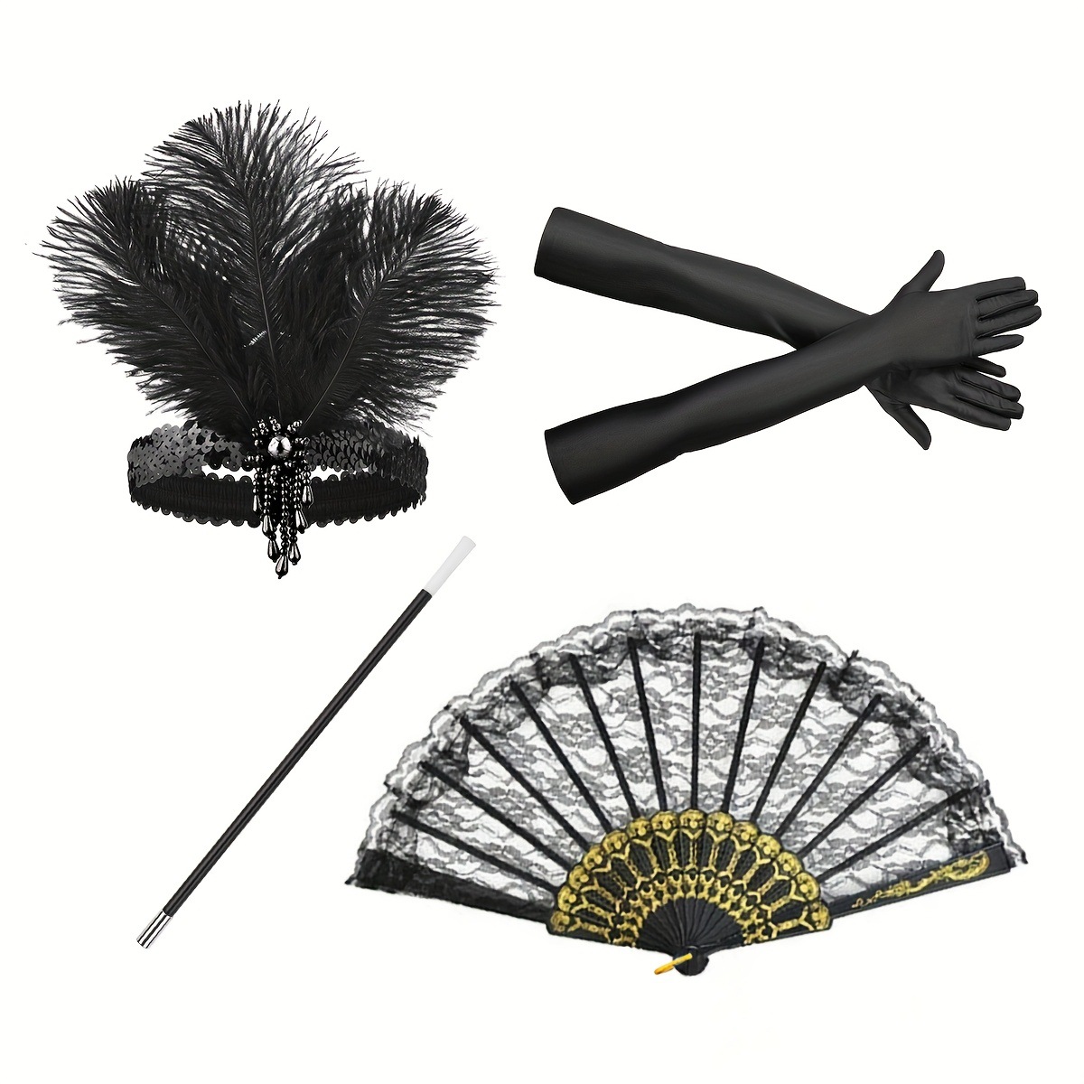 Children's Men's 1920s Retro O - Men'S Accessories In The 1920S 评论和价格