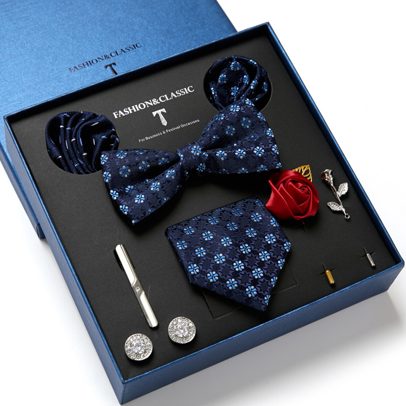 Green Mens Tie Gift Box Paisle - Neck Tie Set Box 评论和价格