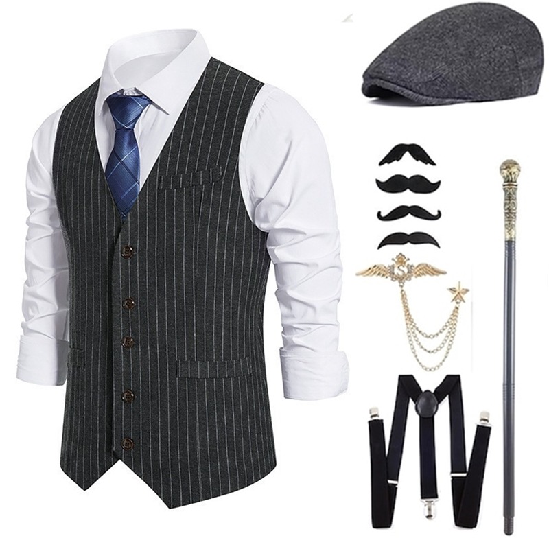 Men's Gangster Costume And Acc - Men'S Accessories In The 1920S 评论和价格