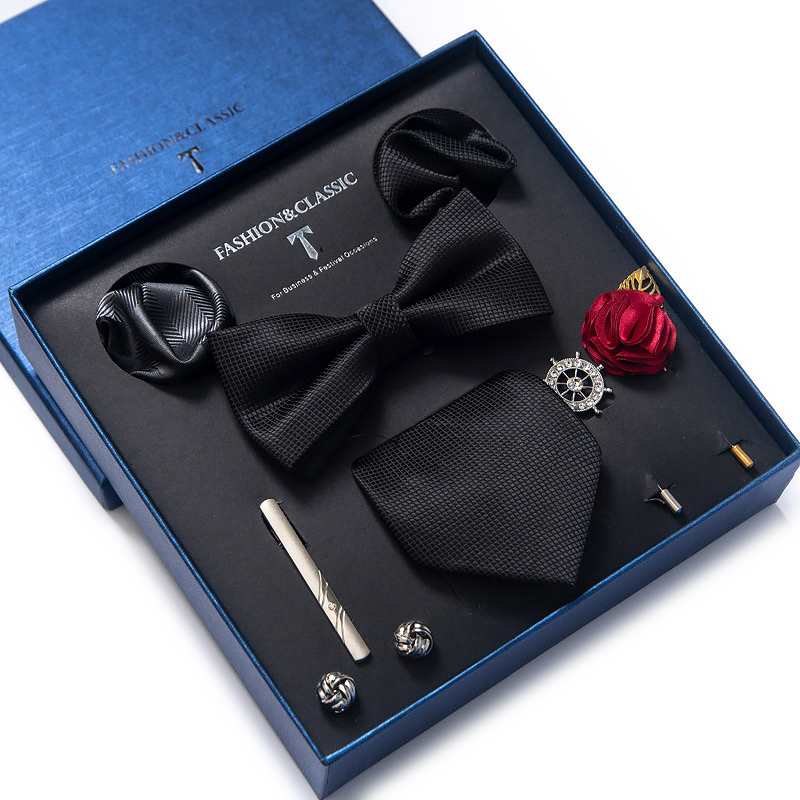 Holiday Present Tie Handkerchi - Neck Tie Set Box 评论和价格