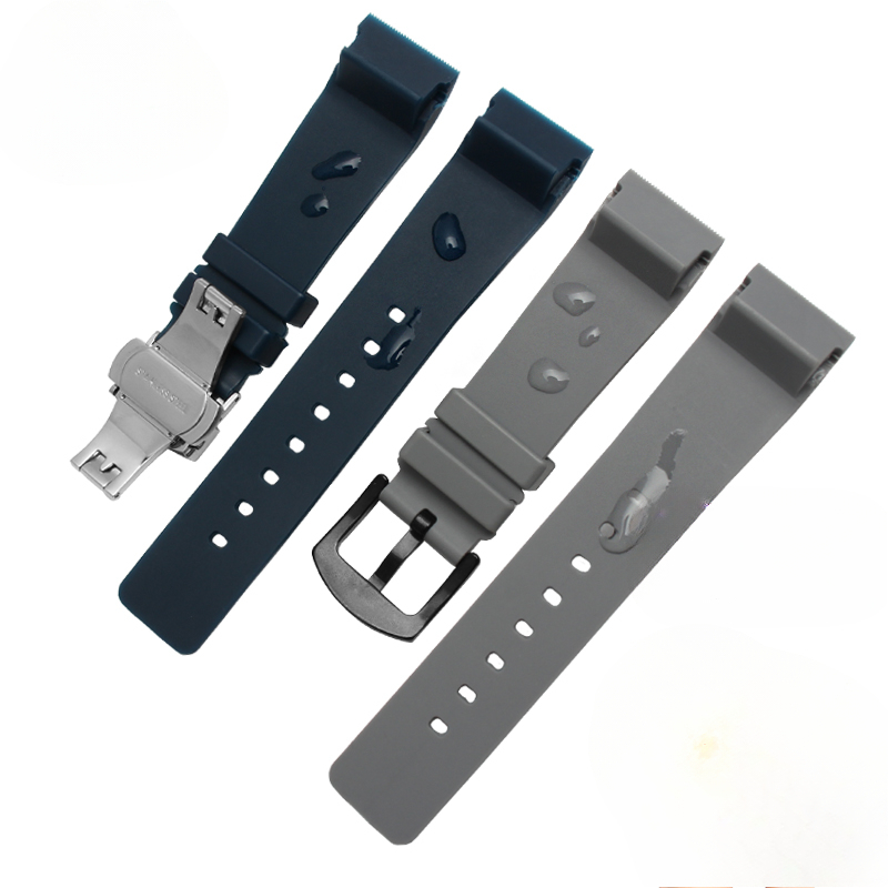 Black Blue Silicone Watch Stra - Men'S Accessories Cartier 评论和价格
