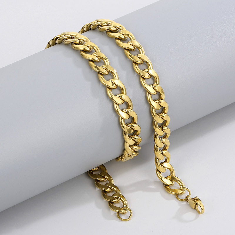 HNSP 316L Stainless Steel Cuba - Men Accessories Neck Chain 评论和价格