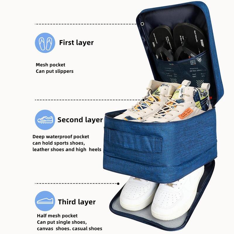 3 Layers Shoes Bag Travel Stor - Men'S Accessories Types 评论和价格