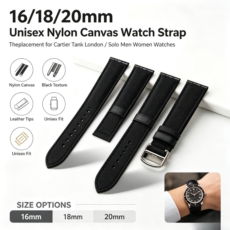 16/18/20mm Unisex Soft Nylon C - Men'S Accessories London 评论和价格
